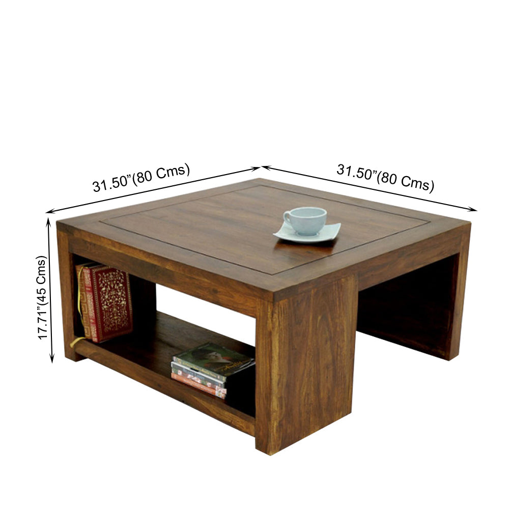 Amblies Coffee Table in Walnut Finish
