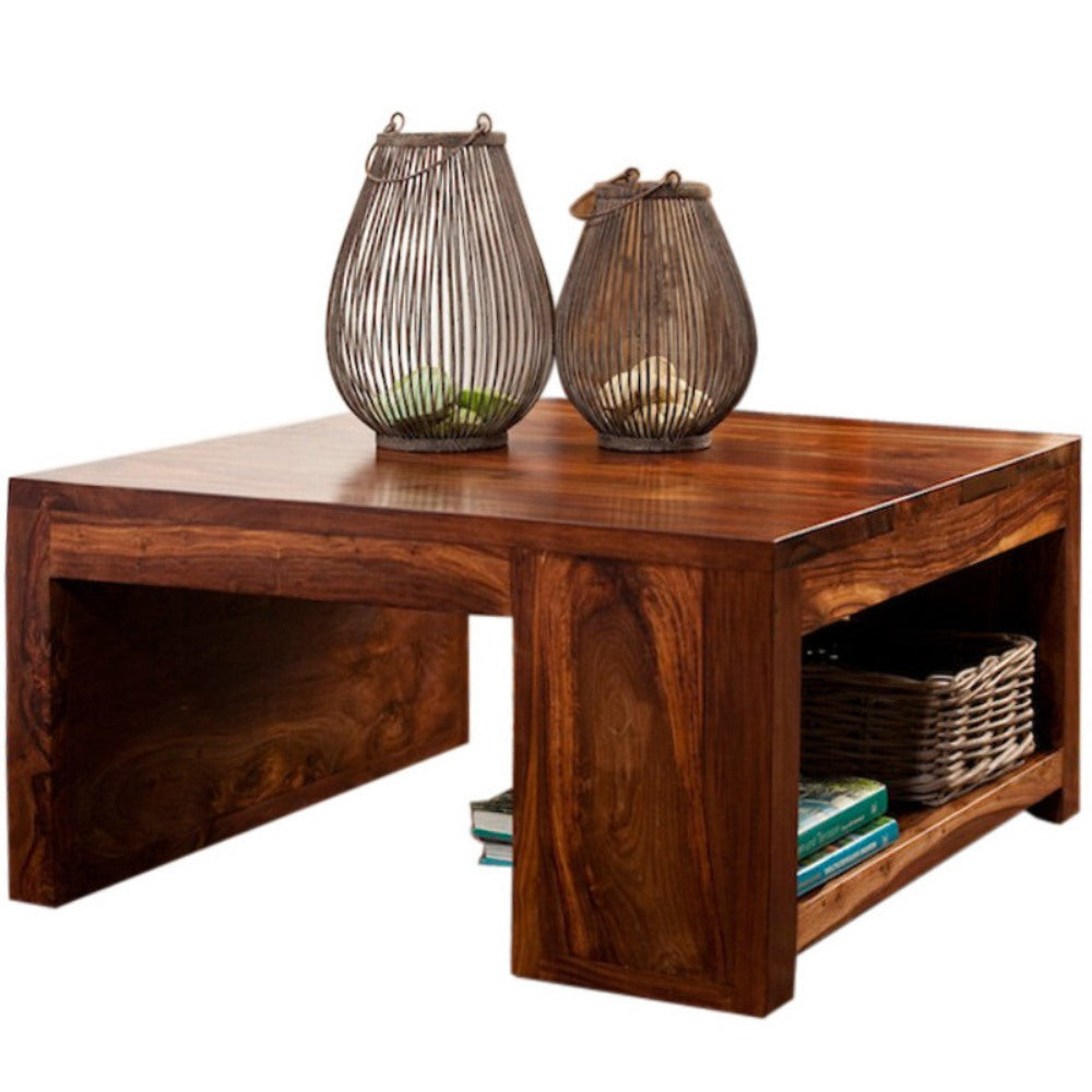 Amblies Coffee Table in Walnut Finish