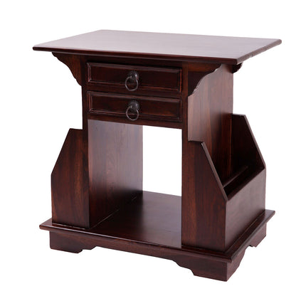 Kingslay Bedside Table Cum Magazine Stand