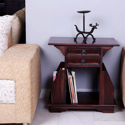 Kingslay Bedside Table Cum Magazine Stand
