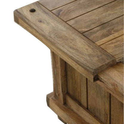 Heritage Square Coffee Table in Natural Mango