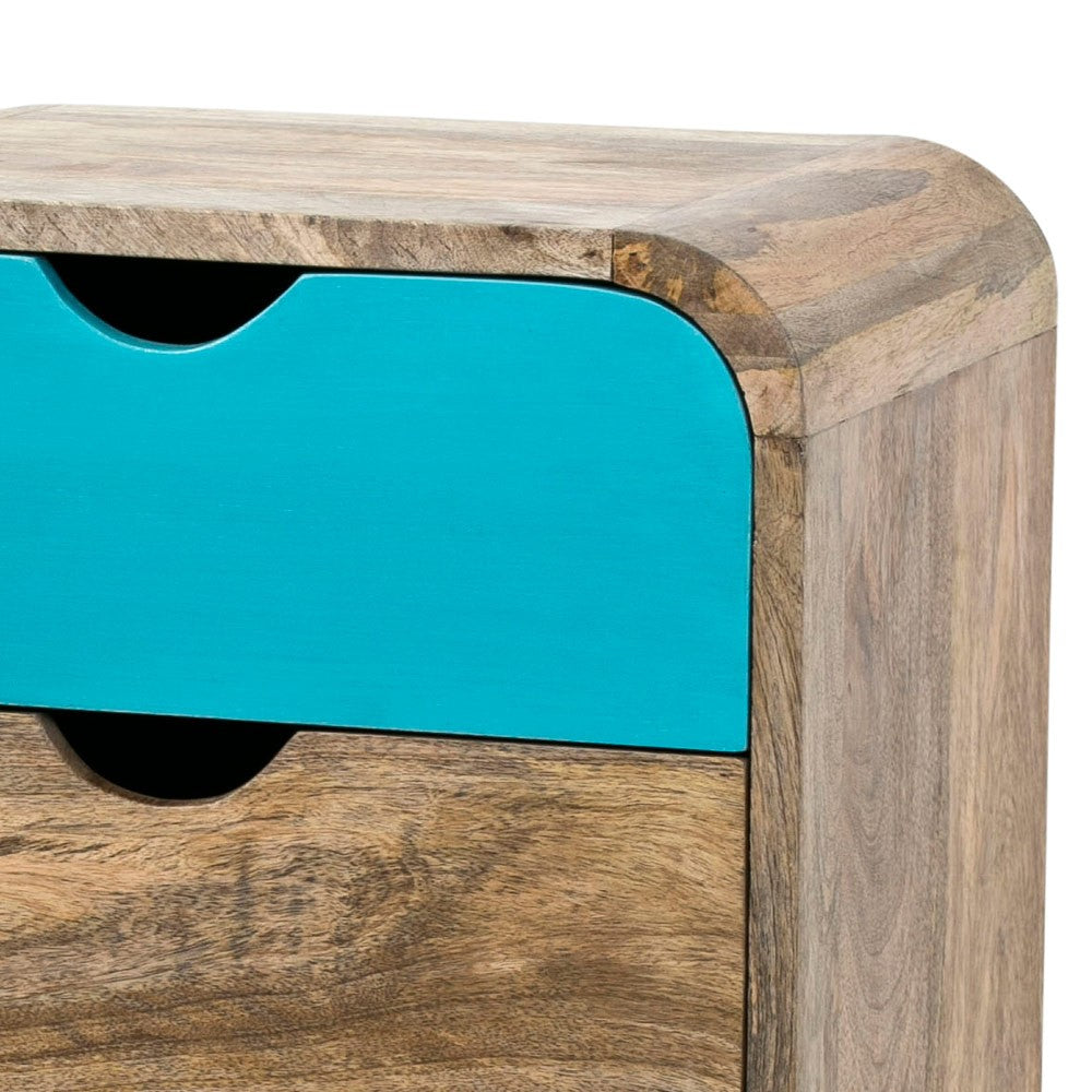 Fontey Bedside Table in Blue