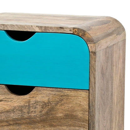 Fontey Bedside Table in Blue