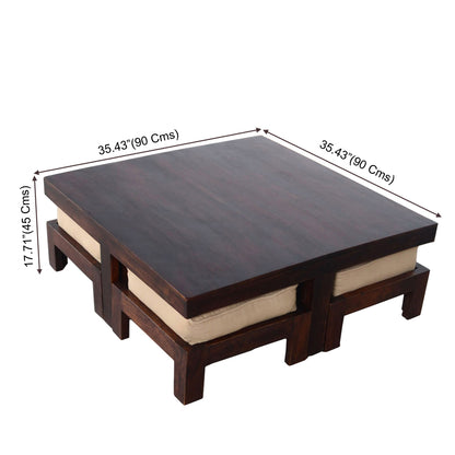 Kivaha  4 Seater Coffee Table  Set
