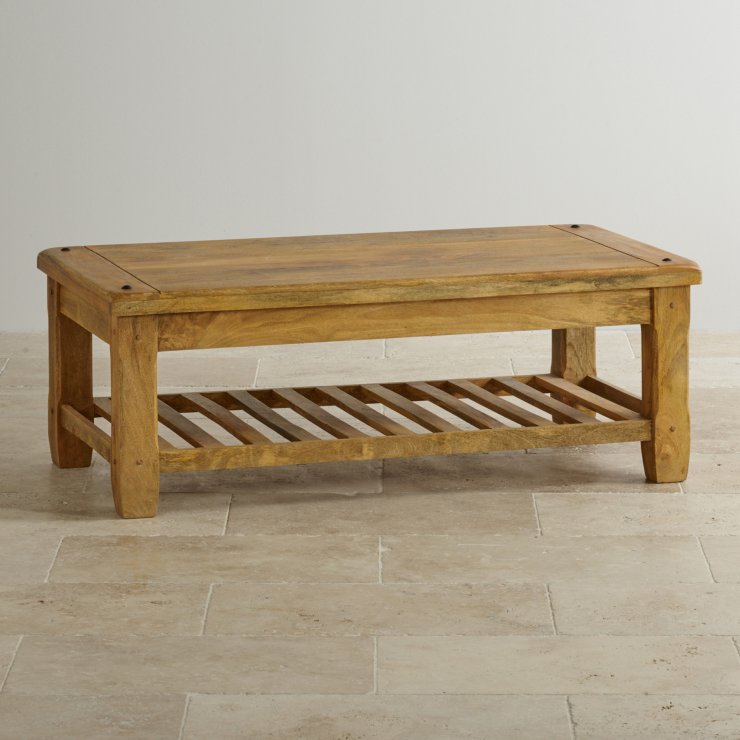 Block Reclaimed Wood Coffee Table