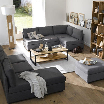 Mango Wood Two-Tier Coffee Table