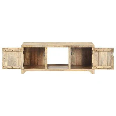 The Mandala Artisan Hand-Carved Mango Wood Coffee Table