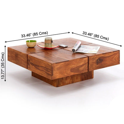 Designer Low Height Coffee Table 85x85 cm