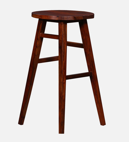 Harrington Sheesham Wood Tall Bar Stool In Honey Oak Finish