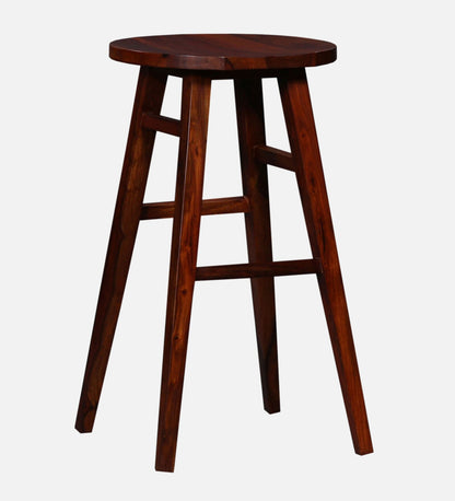 Harrington Sheesham Wood Tall Bar Stool In Honey Oak Finish