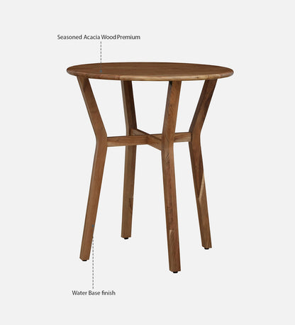 Kylie Acacia Wood 2 Seater Bar Table In Natural Finish