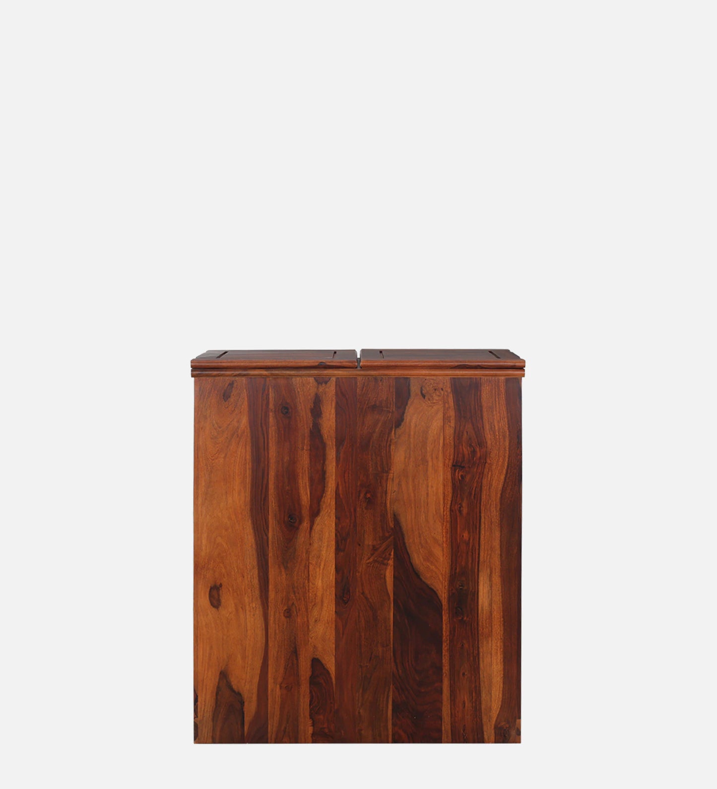 Siramika Sheesham Wood Bar Cabinet In Honey Oak Finish